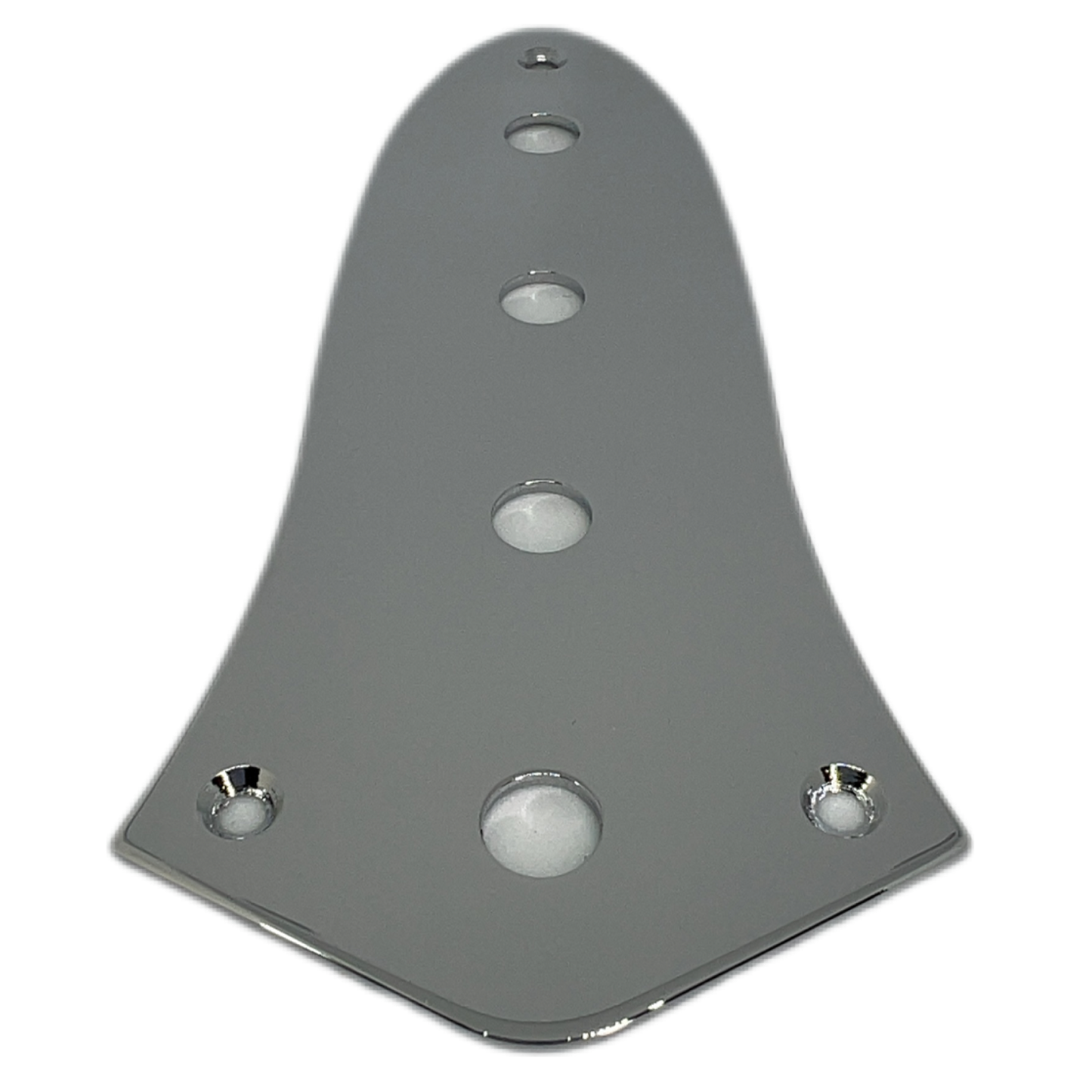 jazz bass control plate chrome