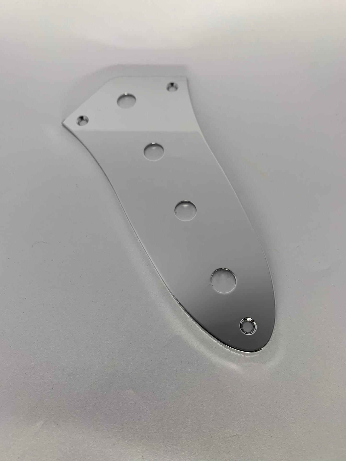 jazz bass control plate chrome